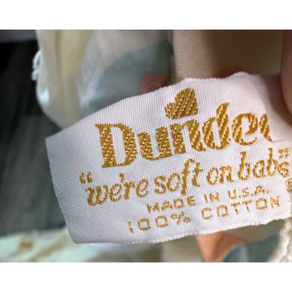 Dundee Crib Sheet Flannel Cotton Teddy Rocking Horse 1987 - Picture 5 of 5